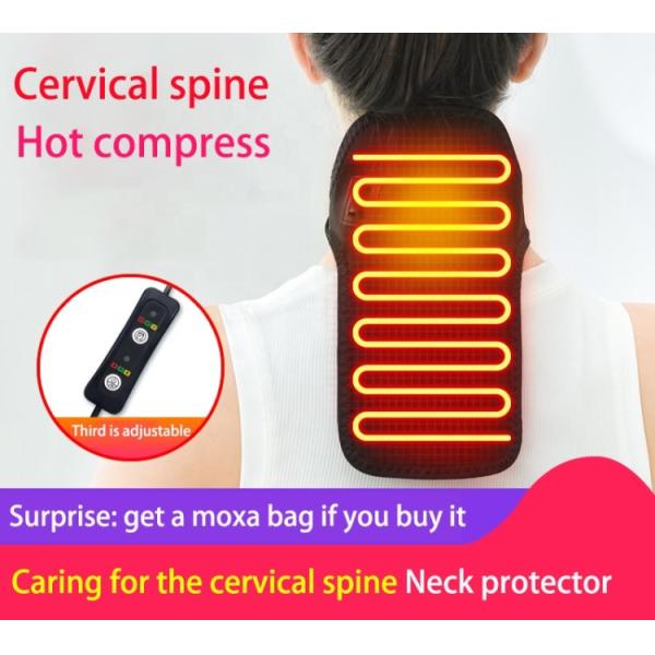 Far Infraered Neck Heated Wrap fleece Material USB Temperature Control