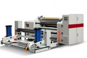 China Finished Roll 600mm High Speed Slitting Machine Automatic Aluminium Foil Winding Machine wholesale