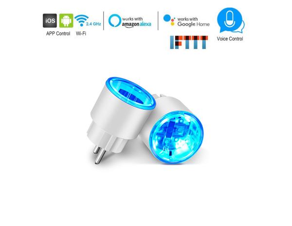 Quality EU WiFi Smart Plug Mini Outlet with Energy Monitoring, Works with Amazon Alexa Echo and Google Assistant, for sale