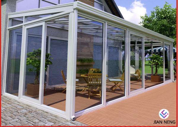 Quality Home Greenhouse Aluminium Windows And Doors For Sunrooms Glazing Garden for sale