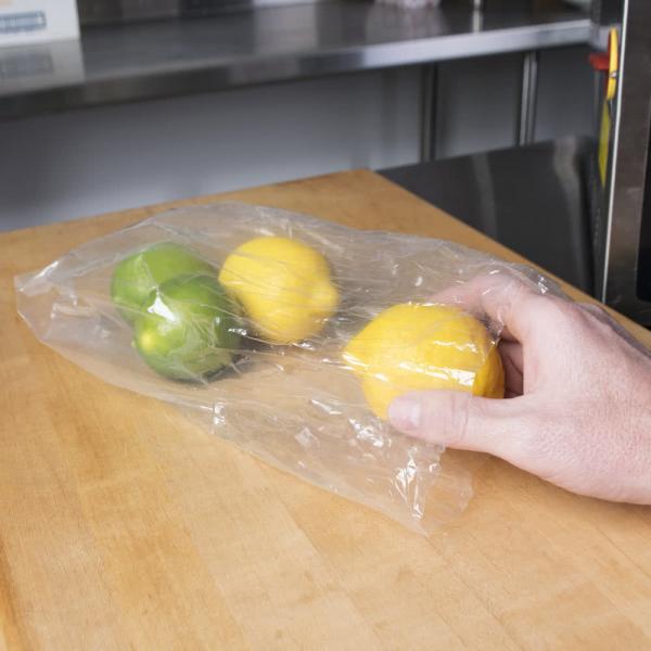 6" X 3" X 12" Plastic Flat Bags LDPE Material Clear Colour For Food