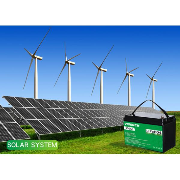 Visench Prismatic 12V 12.8V 40Ah Deep Cycles Rechargeable Solar Energy Storage System Custom LiFePO4 Battery Pack
