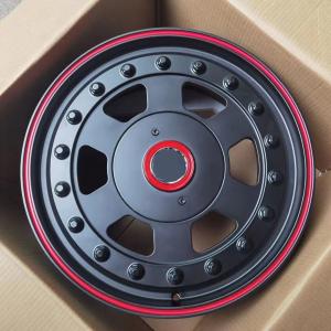 China custom wheelsl matte black 4 wheel off road Better driving experience 16 17 18 beadlock wheels for sports car wholesale