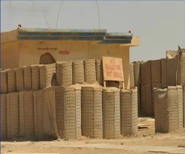 Precast Reinforced Concrete Blast Wall Offshore Collapsible Defense Fort Bunker Lock Buckle Sandbag