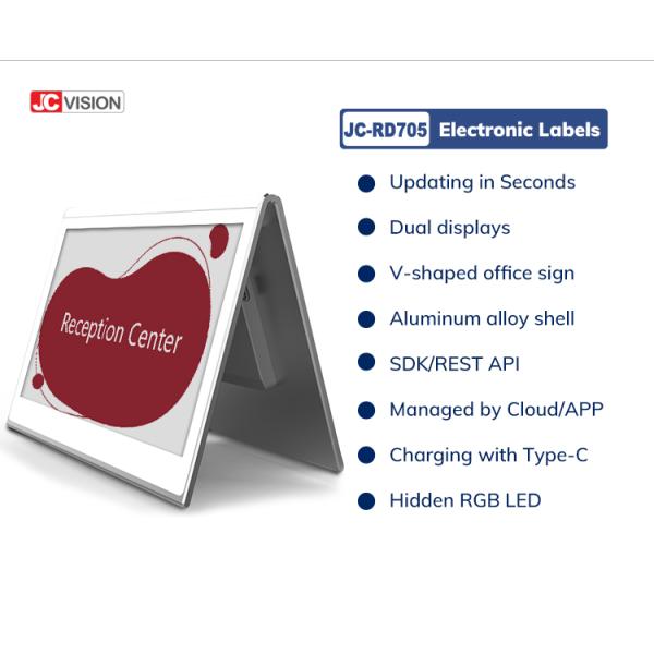 Wireless Meeting Room Display Screens 7.5 Inch