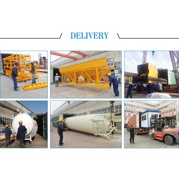 4.1m Concrete Batching Plant Small Concrete Production Line HZS25