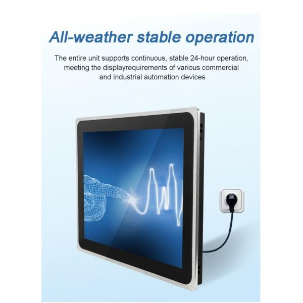 Touch Screen All in One Pc 15 Inch Ips Capacitive Professional Embedded Industrial Control Display