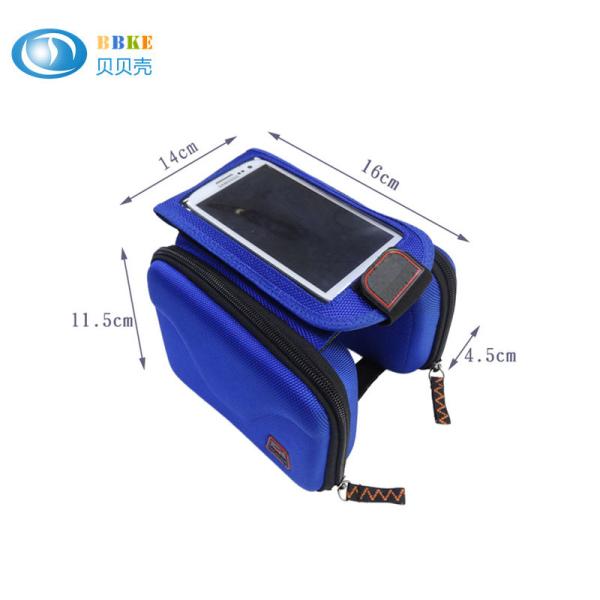 Customized Durable EVA Tool Case , Shock Proof Cycling Saddle Bag For Bikes