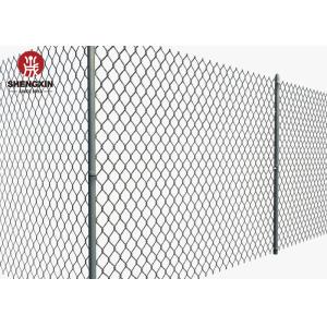 Buy cheap Round Post 1.8m Chain Link Mesh Fence PVC Coated Diamond Shape from wholesalers