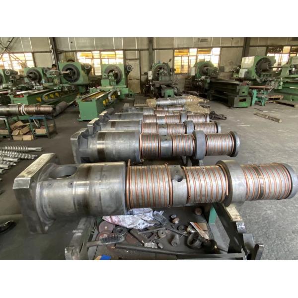 65/132 Conical Twin Screw Barrel For PVC Pipe Profile WPC Spc Pipe