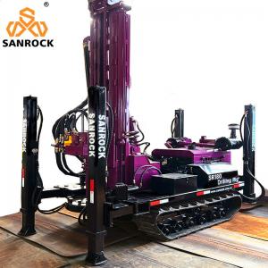 China Water Drilling Rig Machine 60KW Diesel Engine Crawler Water Well Drilling Rig For Sale wholesale
