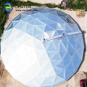 China Custom Aluminum Geodesic Dome For Water And Waste Water Plants wholesale
