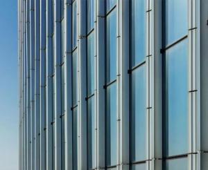China Fashion design Low-E glass building facades double glazed glass curtain wall wholesale