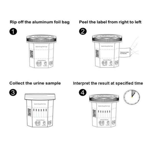 CE Marked Multi-drug Urine Test Cup from Chinese Factory
