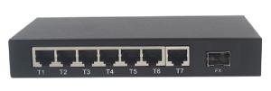 China Fast 8 Ports Ethernet Network Switch 100FX And 7 10 / 100M Rj45 With Management Function wholesale