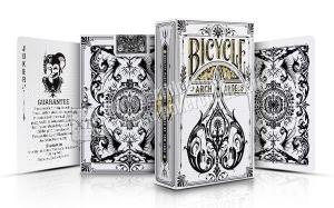 China Paper Bicycle Arch Angles Poker Playing Cards Grey Color 8.8*6.3cm on sale
