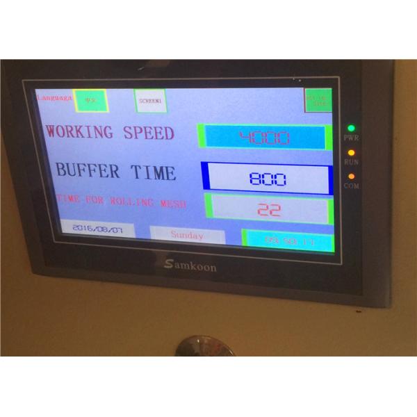 Double Wire Feed Chain Link Weaving Machine , Diamond Mesh Fencing Machine