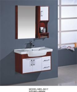 China 5mm silvered float mirror Hanging Bathroom vanity witn mirror Stainless steel soft hinges wholesale