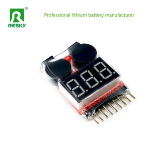 RC 2s-8s Lipo / Li-ion / LiFePO4 Battery Voltage Tester Low Voltage Buzzer