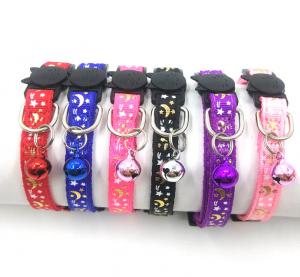 China Nylon Adjustable Small Kitten Collars Solid Safe For Pet Indoor wholesale