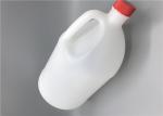 China Medical Handled HDPE Water Bottle , Plastic Water Bottles With Red Screw Cap wholesale