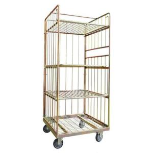 China Transportation Logistics Trolley Racks Folding Pallet Roll Container Stable wholesale