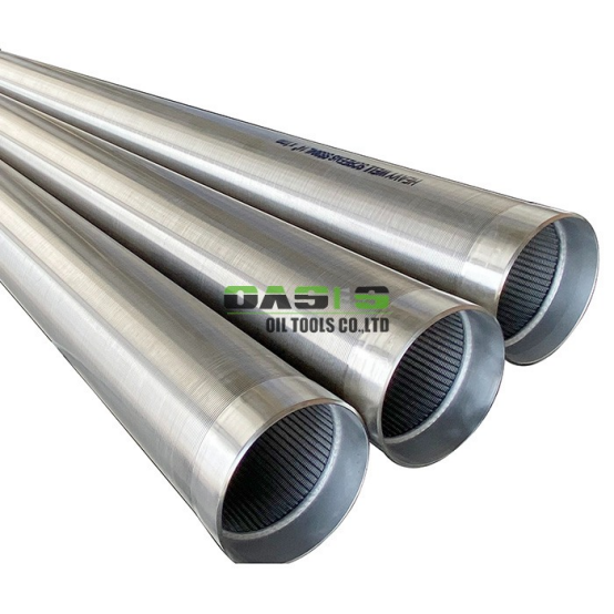 wire wrapped screens are used to effectively filter fine particles for improved long-lasting performance SS304