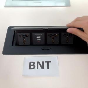 China US popular 110V hidden furniture power outlets table connection socket box wholesale