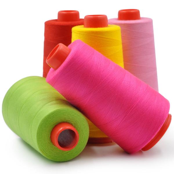 Custom household mini colorful spool polyester sewing thread for clothes