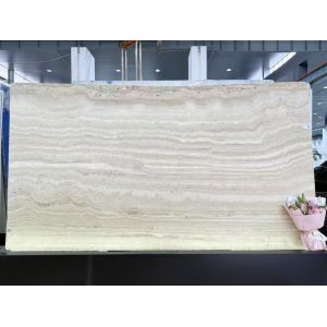 China Italian Roman Travertine Slab Natural Stone Versatile For Wall Cladding wholesale