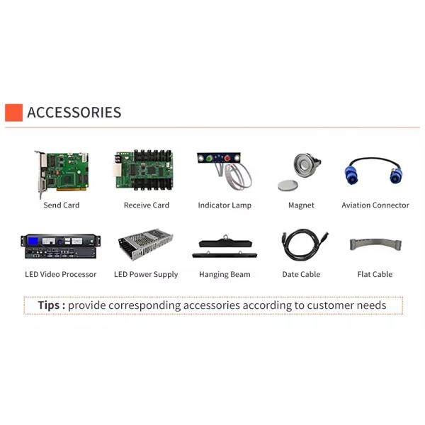 P3.91 Magnesium Alloy LED Rental Display With Meanwell Power Supply