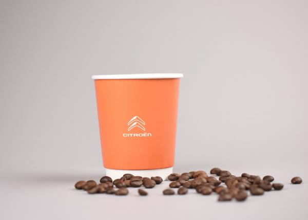 Quality Custom Printed Insulated Paper Cups Takeaway 8 Ounce Paper Coffee Cups for sale