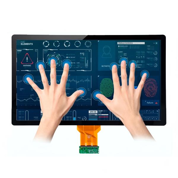 15.6" FHD Industrial TFT Display Wide Temp. Range RoHS Compliant For Europe USA Markets 500 cd/m2 Capacitive Touch Panel