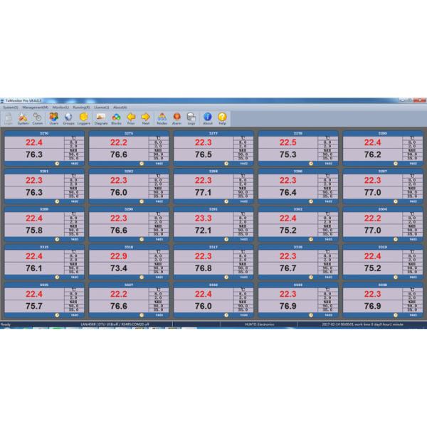 RFID 433Mhz wireless temperature humidity data logger monitoring system sensor