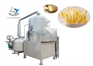 China Potato Chips Vegetable Fryer Machine Low Temperature Frying Energy Saving on sale