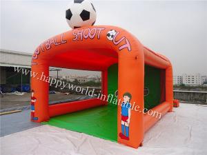 China indoor football field for sale , inflatable football goal ,portable soccer goal inflatable wholesale