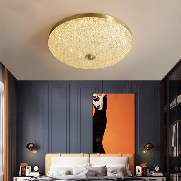 JYLIGHTING Contemporary Modern LED Ceiling Lamp Small Acrylic Mounted 75 Brass Copper Finish Stylish Nordic Design For Home LED Ceiling Light