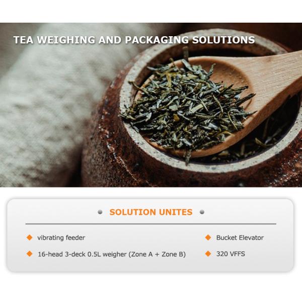 Multi-Head Weigher Bag Green Tea Packing Machine Tea Stand-Up Pouch Filling Packaging Machine