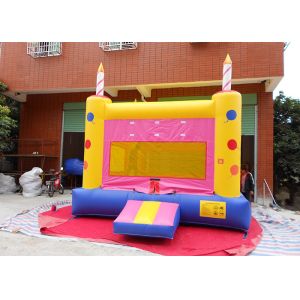 Buy cheap Indoor / Outdoor Inflatable Castles , Happy Birthday Cake Inflatable House For from wholesalers