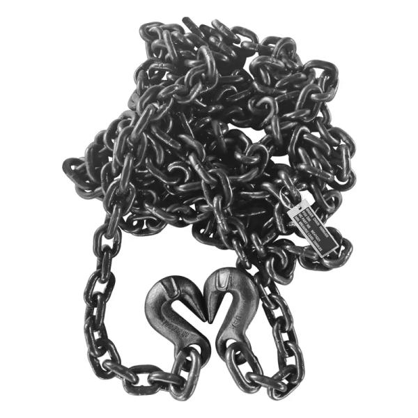 Black Oxide Finish G80 Lifting Chain with 2t Working Loadlimit and Welding Hooks