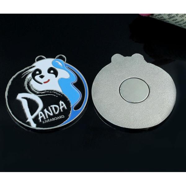Zinc alloy metal panda magnetic paint refrigerator magnets tourist attractions cartoon enamel refrigerator magnets