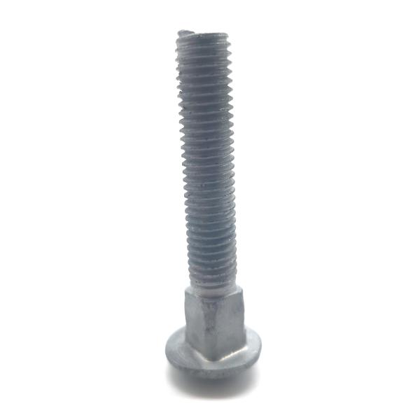 Hot Dip Galvanized Mushroom Head Coach carriage bolts For Electric Tower