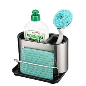 Buy cheap Metal Type Stainless steel kitchen organizer sink organiser drainer rack sponge from wholesalers