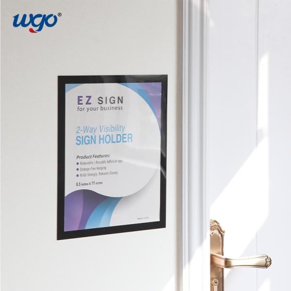 Damage Free Wall Mounted Sign Holder Available On All Smoothly Surface
