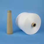 Staple Fiber Polyester Core Spun Yarn 50s/2 Double Twist With High Tensile