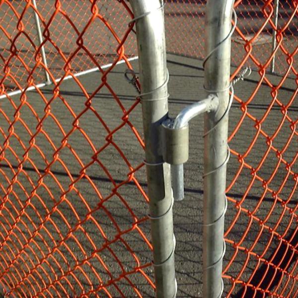 NZ Orage Color Powder Coated Chain Wire Mesh Of Rubbish Cage
