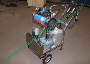 China High Efficiency Mobile Milking Machine with Single Cluster Group on sale