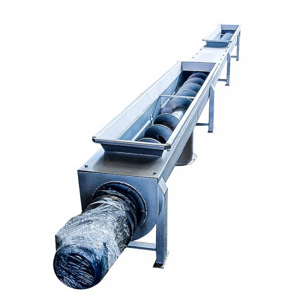 Customized Shaftless Screw Conveyor with Versatile Power Options for Construction & Agriculture and Low Maintenance