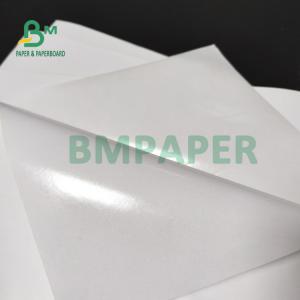 China 80gsm Semi Glossy Adhesive Sticker Paper , Self Adhesive Thermal Paper For Medicine Label wholesale