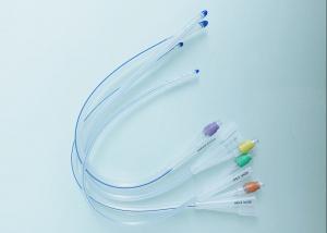 China 3 Way Double Lumen Foley Catheter , Disposable Foley Catheter 100% Silicone on sale